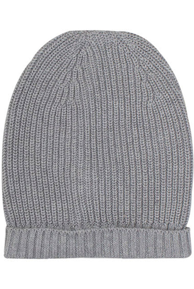 Cotton knitted Winter Cap For Women -- Med Grey