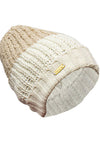 Knitted Cap -- Bleached Sand + Ivory