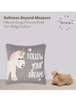 Load image into Gallery viewer, Follow Dreams Pattern Knitted Baby Cushion Cover