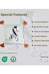 Zebra Pattern Knitted Baby Cushion Cover