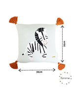 Load image into Gallery viewer, Zebra Pattern Knitted Baby Cushion Cover