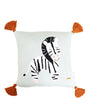 Zebra Pattern Knitted Baby Cushion Cover