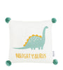 Naughty Saurus Pattern Knitted Baby Cushion Cover