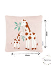 Giraffe Tree Pattern Knitted Baby Cushion Cover