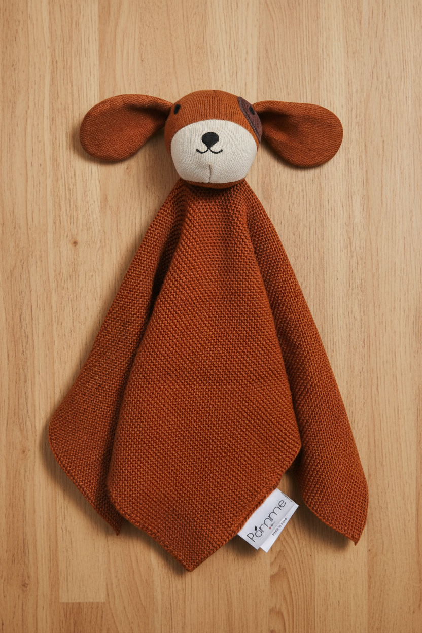 Pomme Cotton Knitted Dog Cuddle Cloth (Pumpkin Spice)
