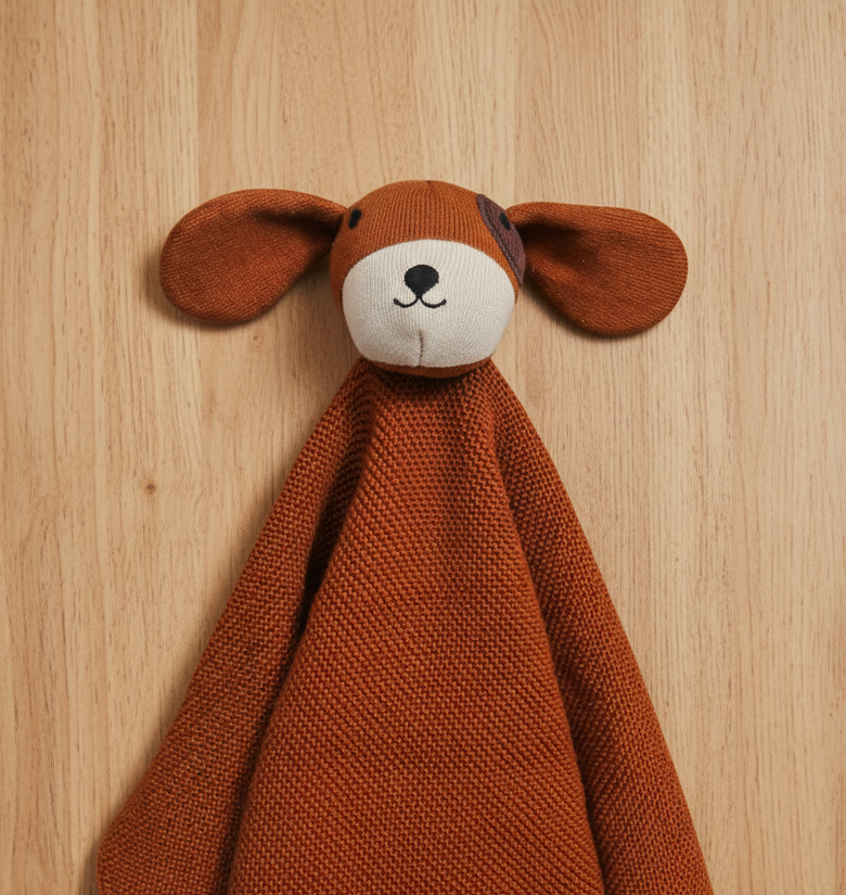 Pomme Cotton Knitted Dog Cuddle Cloth (Pumpkin Spice)