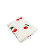 Cherry Pattern Knitted Baby Blanket