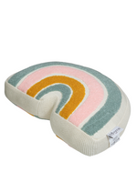 Load image into Gallery viewer, Knitted Soft Toy and Cushion Rainbow Design