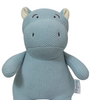 Knitted Soft Blue Hippo