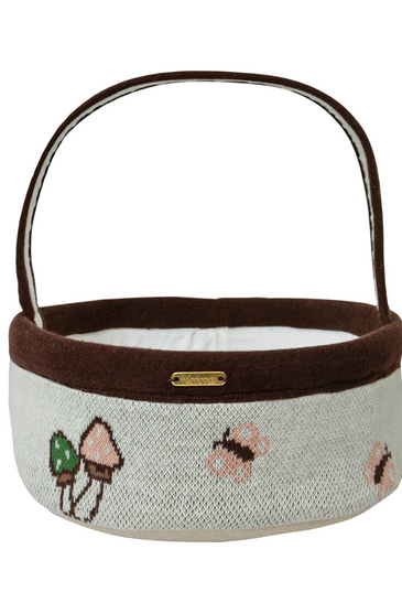 knitted Deer basket gift set