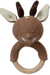 knitted Deer basket gift set