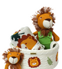 knitted Lion basket gift set