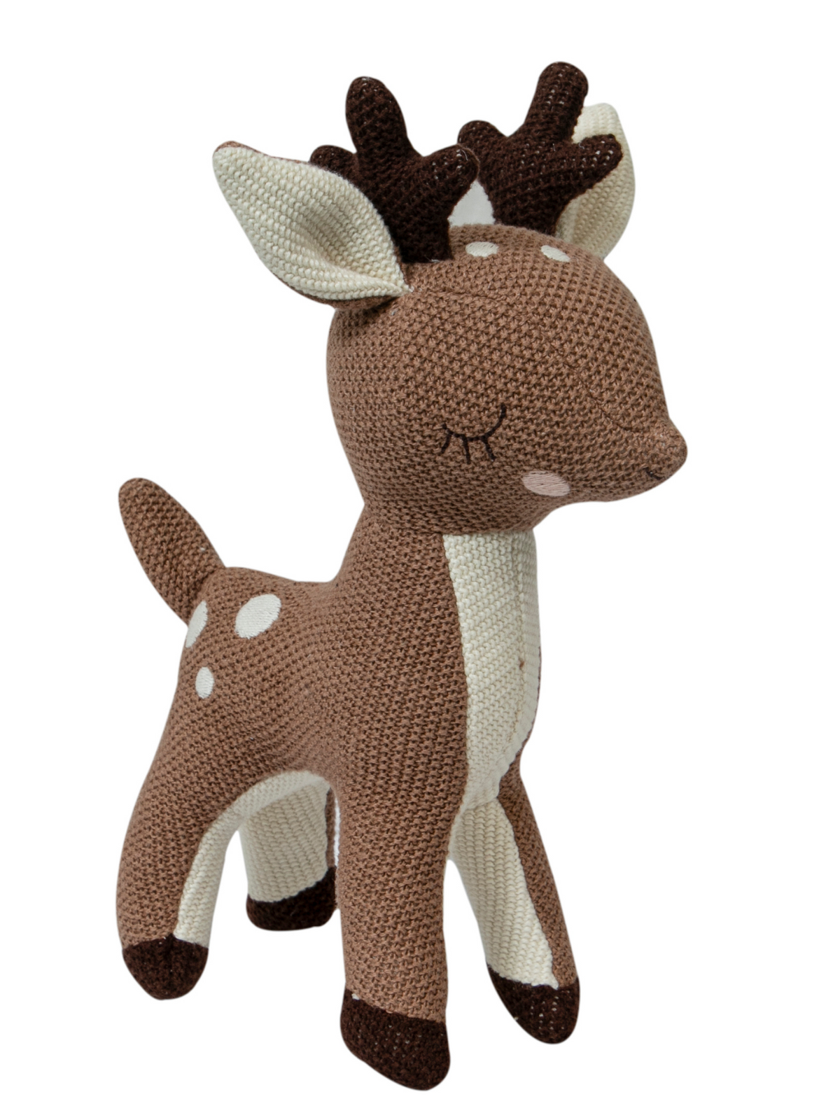 Pomme Cotton Knitted Deer Gift Basket Set