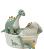 Knitted Dino Basket Gift Set