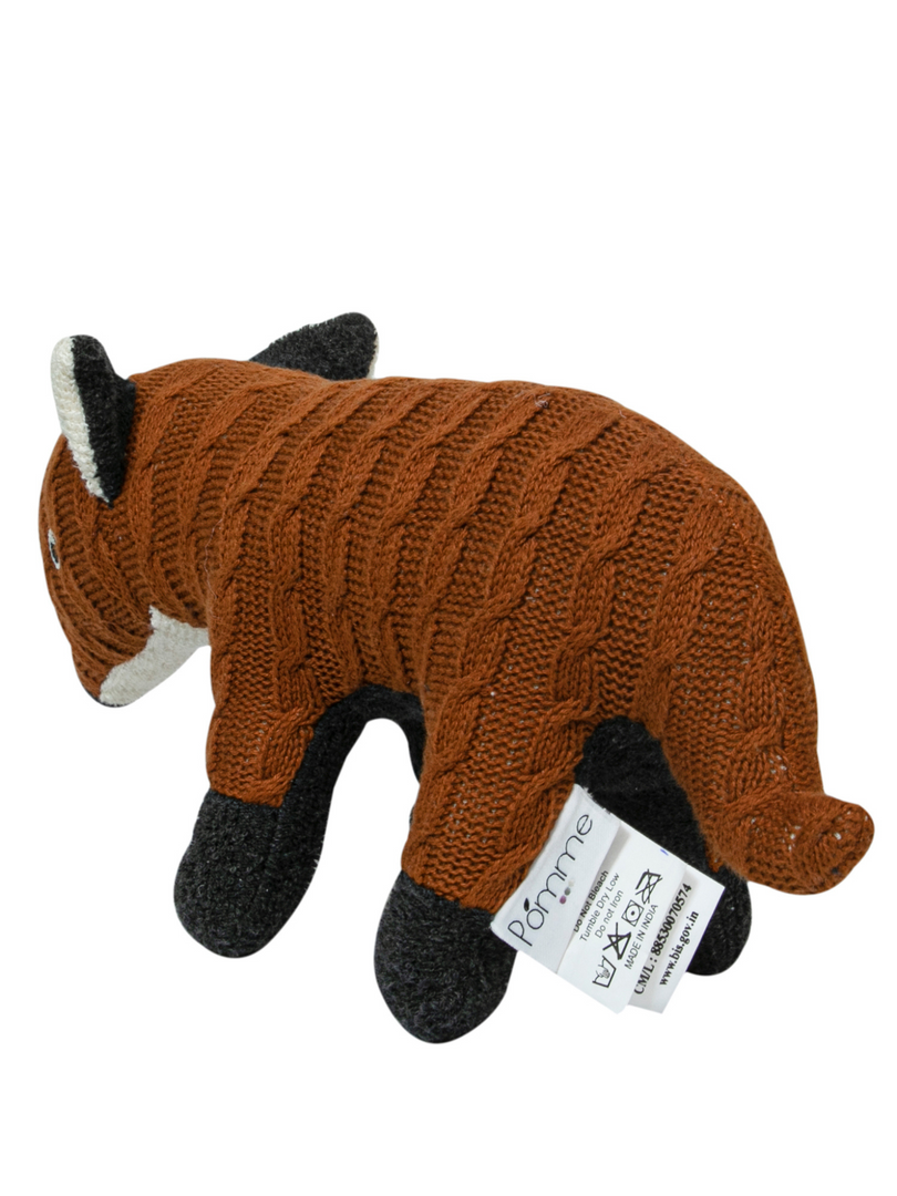Knitted Soft Fox Honey Ginger(Color)