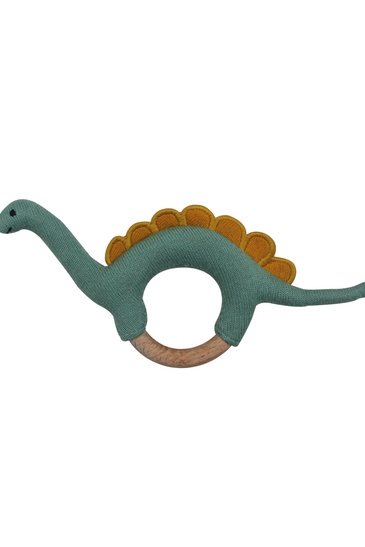 Knitted Dino Basket Gift Set