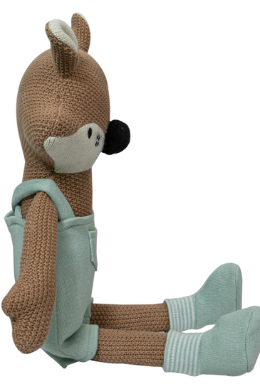 Knitted Soft Fox Toy With Dress