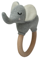 Load image into Gallery viewer, Knitted Elephant Basket Gift Set
