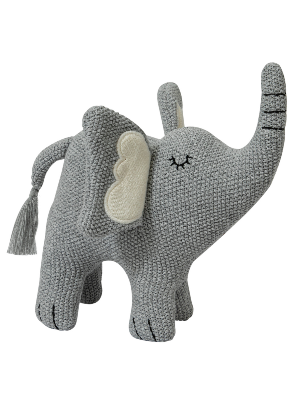 Pomme Cotton Knitted Elephant Basket Gift Set