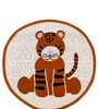Cotton Knitted Tiger Rug