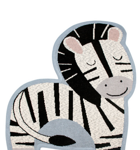 Cotton knitted Zebra Rug