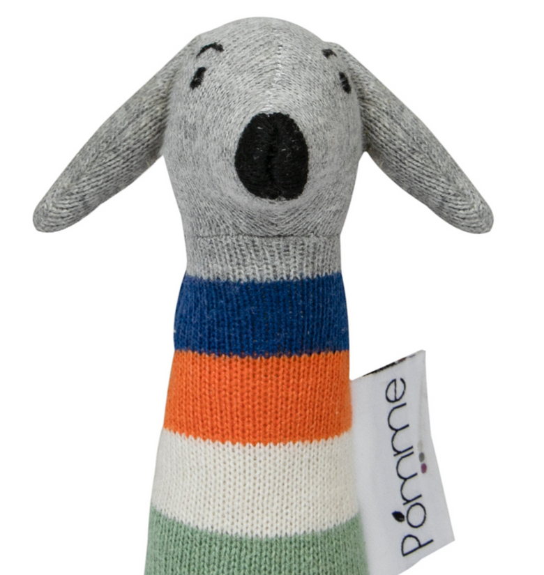 Knitted Rattle Dog Design