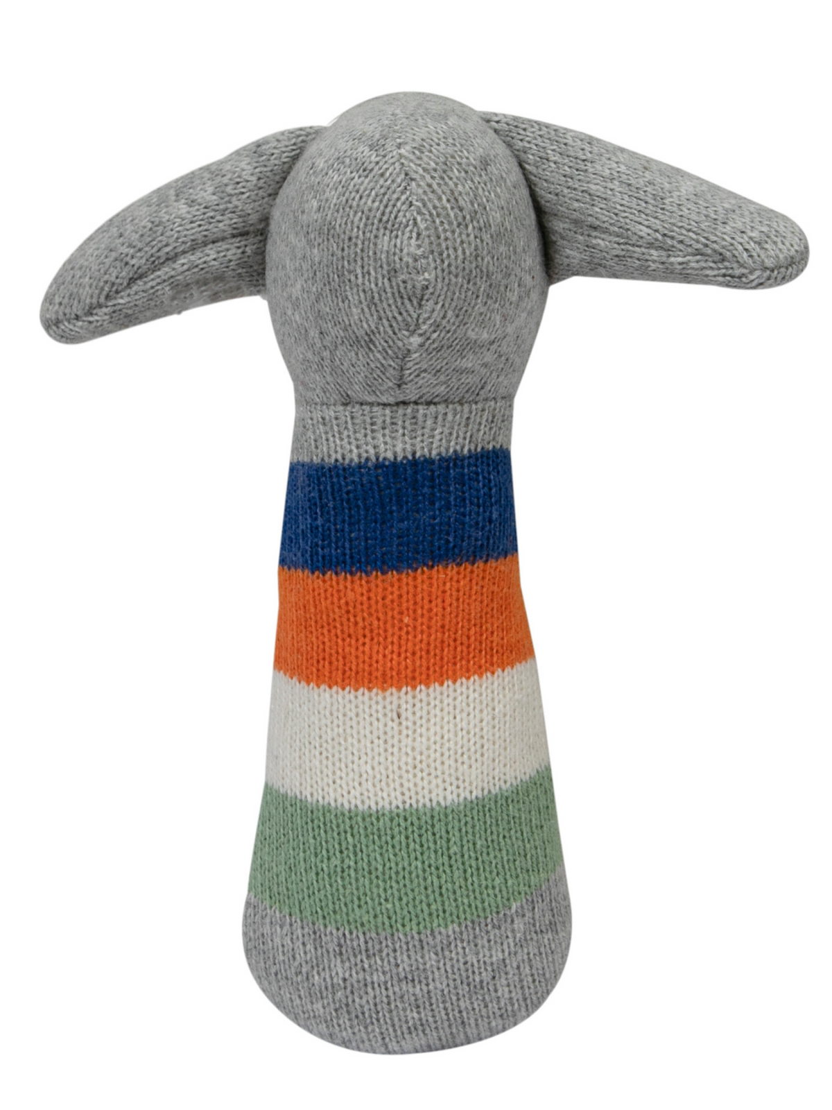 Pomme Playful Dog Knitted Cotton Rattle