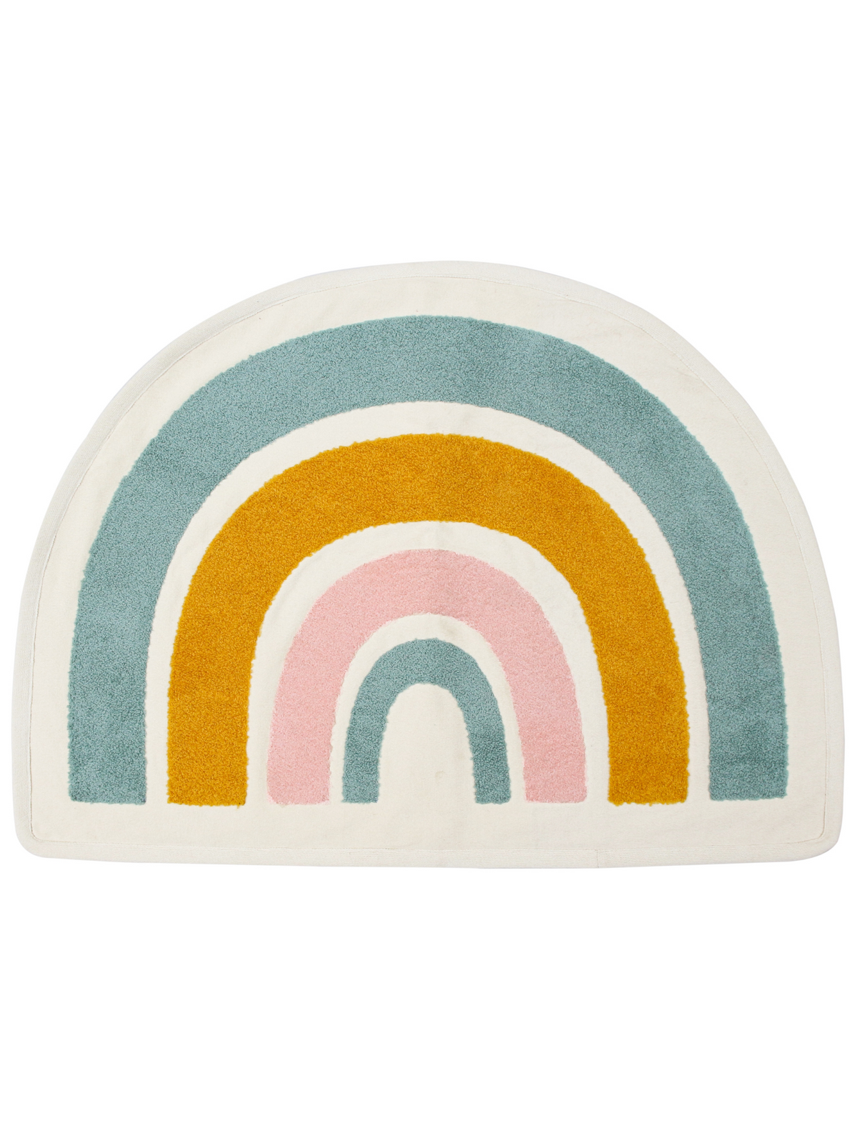 Pomme Cotton Knitted Rainbow Rug