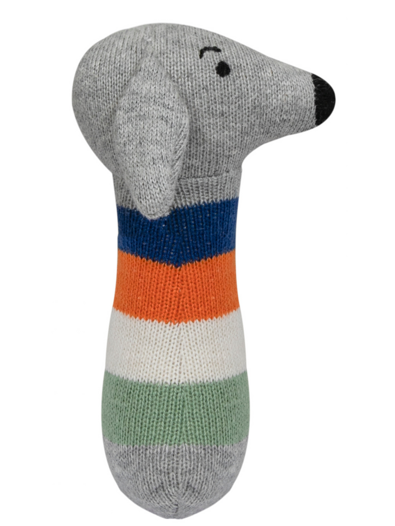 Knitted Rattle Dog Design