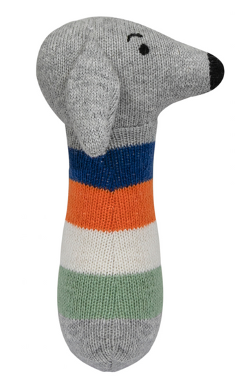 Knitted Rattle Dog Design