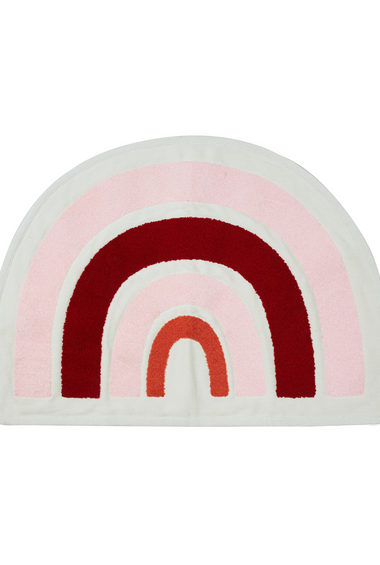 Cotton Knitted Rainbow Rug