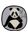 Cotton Knitted Panda Rug