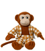 Knitted Soft Monkey With Yellow Dress