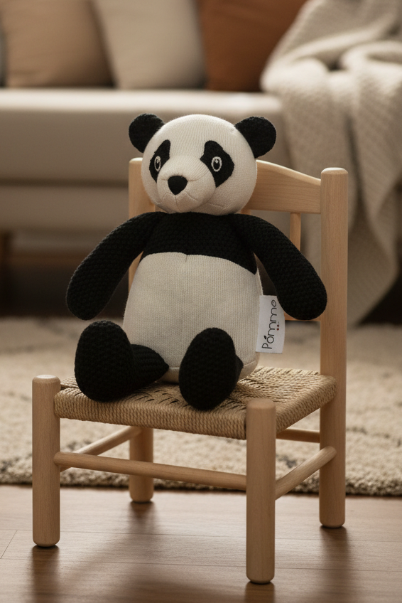 Pomme Cotton Knitted Classic Soft Panda (Classic Style)