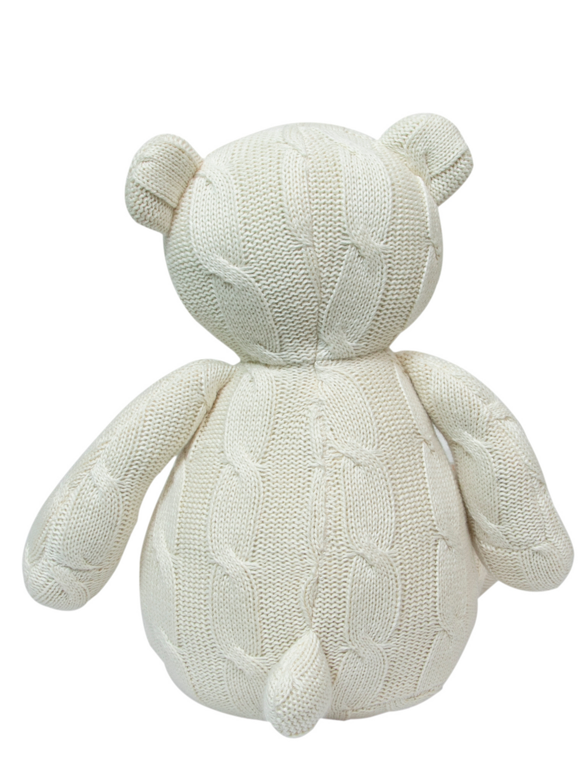 Pomme Cotton Knitted Classic Teddy Bear (Ivory)