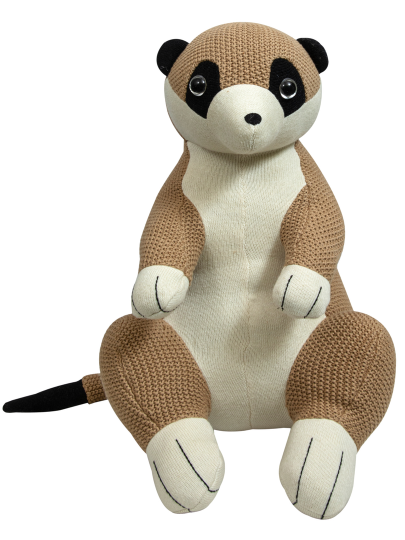 Knitted Soft Toy Moss Knit Mongoose