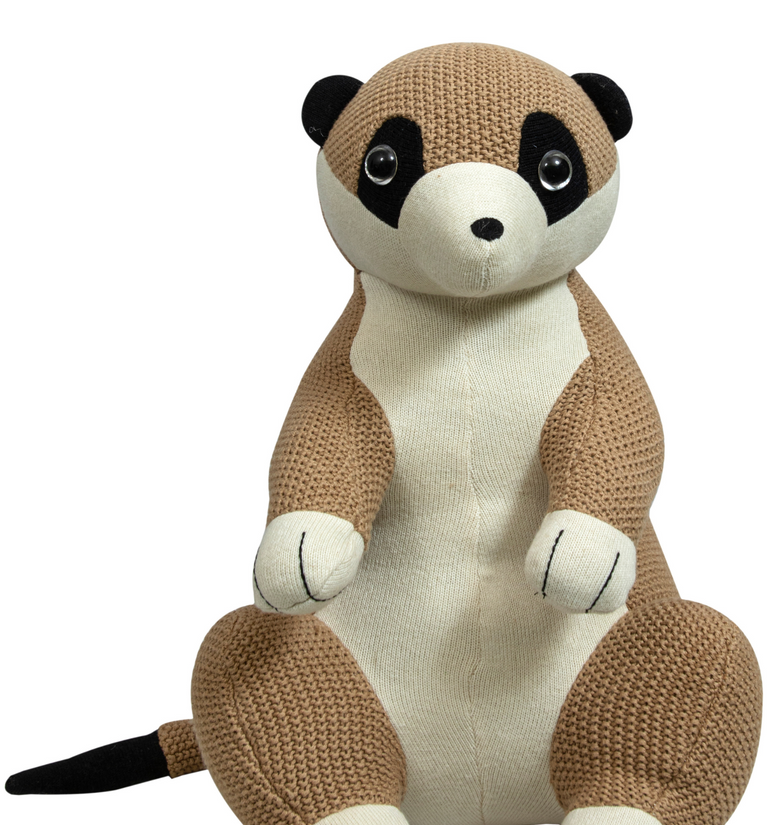 Knitted Soft Toy Moss Knit Mongoose