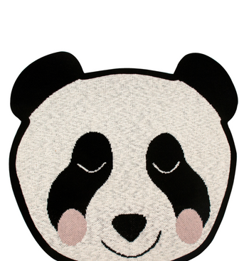 Cotton knitted Panda Rug