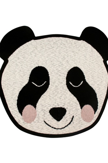 Cotton knitted Panda Rug