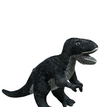 Knitted Soft Black Dinosaur Toy
