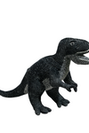 Knitted Soft Black Dinosaur Toy